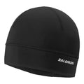 Salomon Run Tech Beanie - BlackToe Running#colour_deep-black