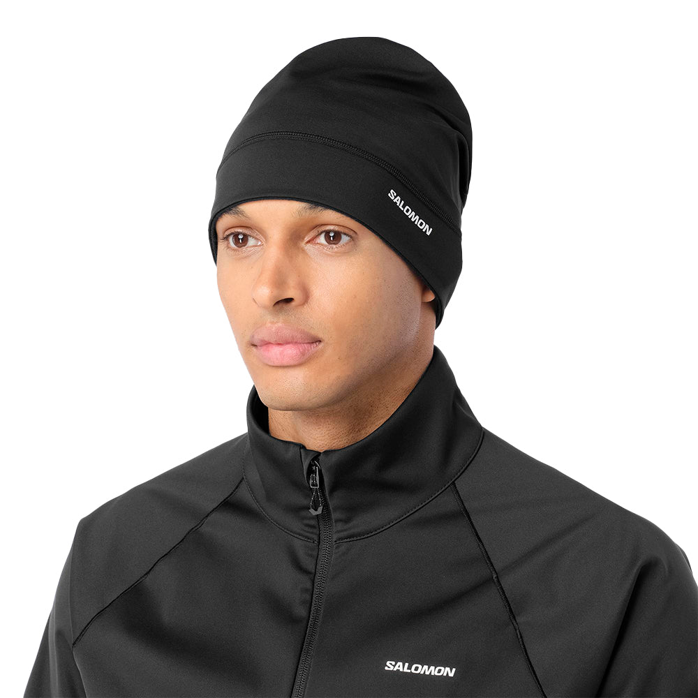 Salomon Run Tech Beanie - BlackToe Running