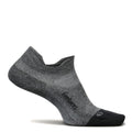 Feetures Elite Light Cushion No-Show Tab Socks - BlackToe Running#colour_grey
