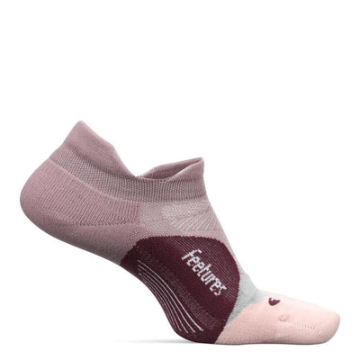 Feetures Elite Light Cushion No-Show Tab Socks - BlackToe Running#colour_lilac-mauve