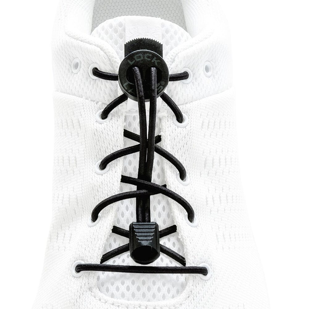 Lock Laces - BlackToe Running#colour_solid-black