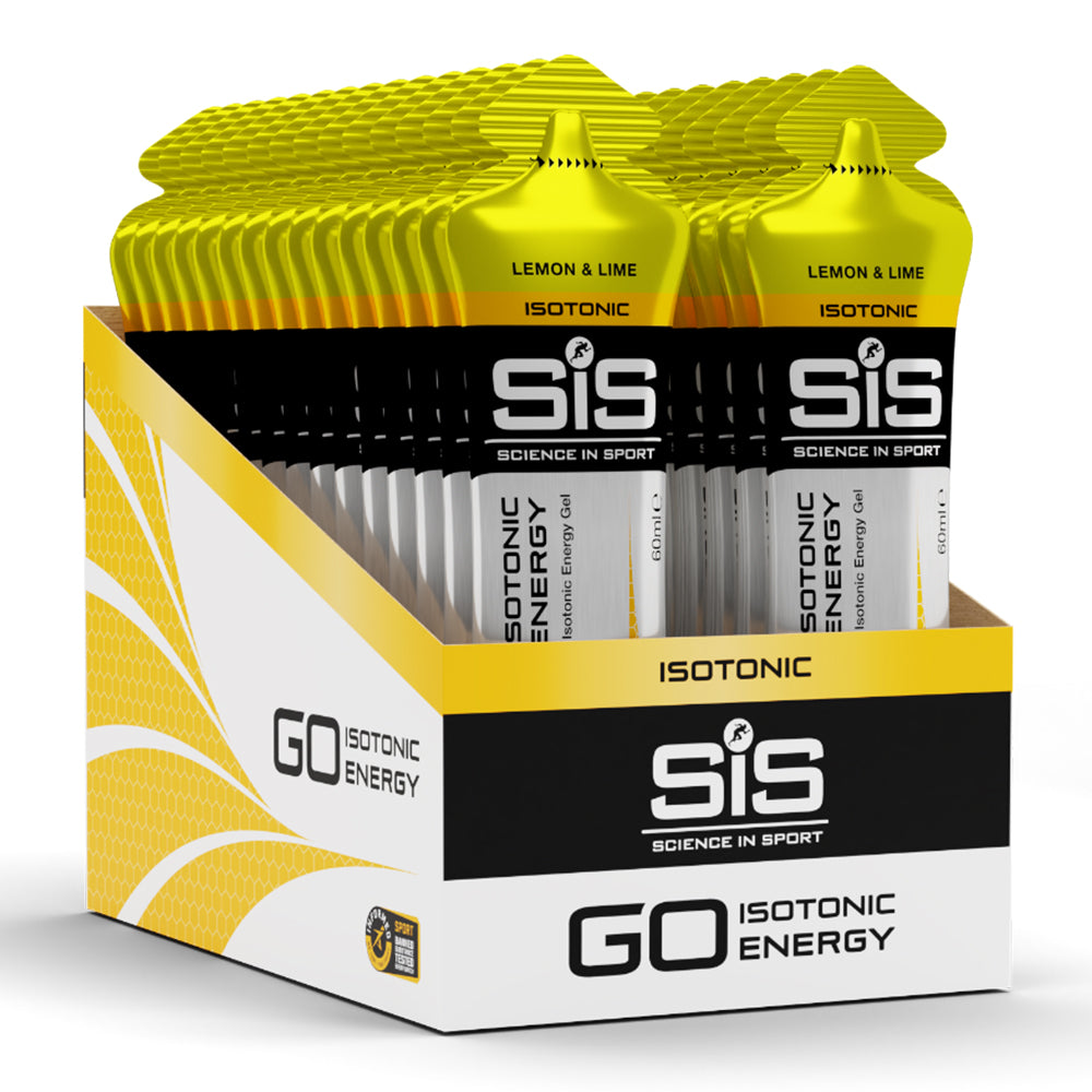 SiS Go Isotonic Energy Gel Box of 30 - BlackToe Running#flavour_lemon-lime