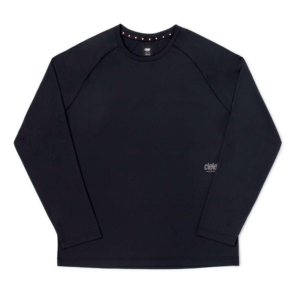 Ciele Men's DLY Long Sleeve - BlackToe Running#colour_shadowcast