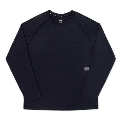 Ciele Men's DLY Long Sleeve - BlackToe Running#colour_shadowcast