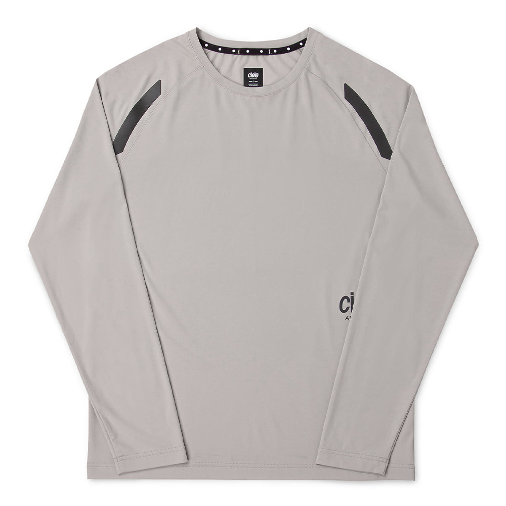 Ciele Men's DLY Long Sleeve - BlackToe Running#colour_niterite