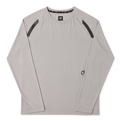 Ciele Men's DLY Long Sleeve - BlackToe Running#colour_niterite