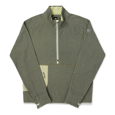 Ciele Men's VLV Half Zip - BlackToe Running#colour_glade