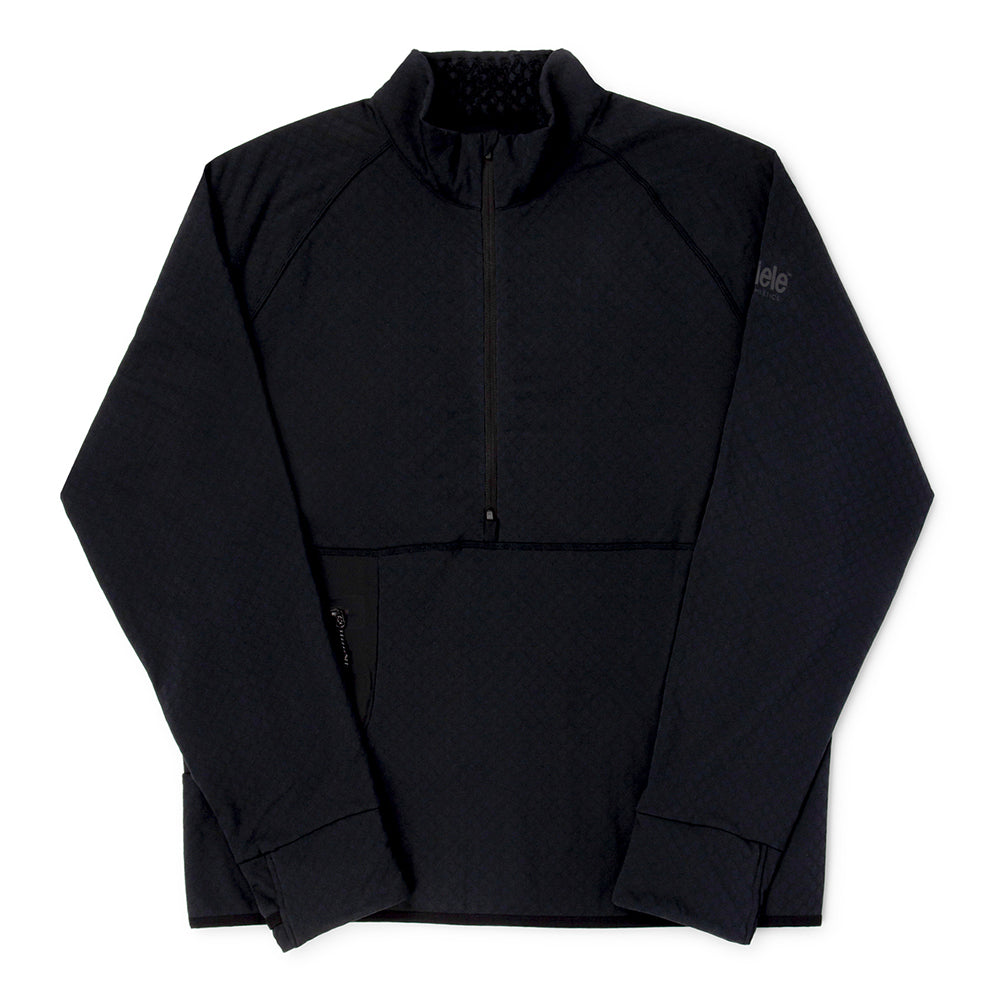 Ciele Men's VLV Half Zip - BlackToe Running#colour_shadowcast