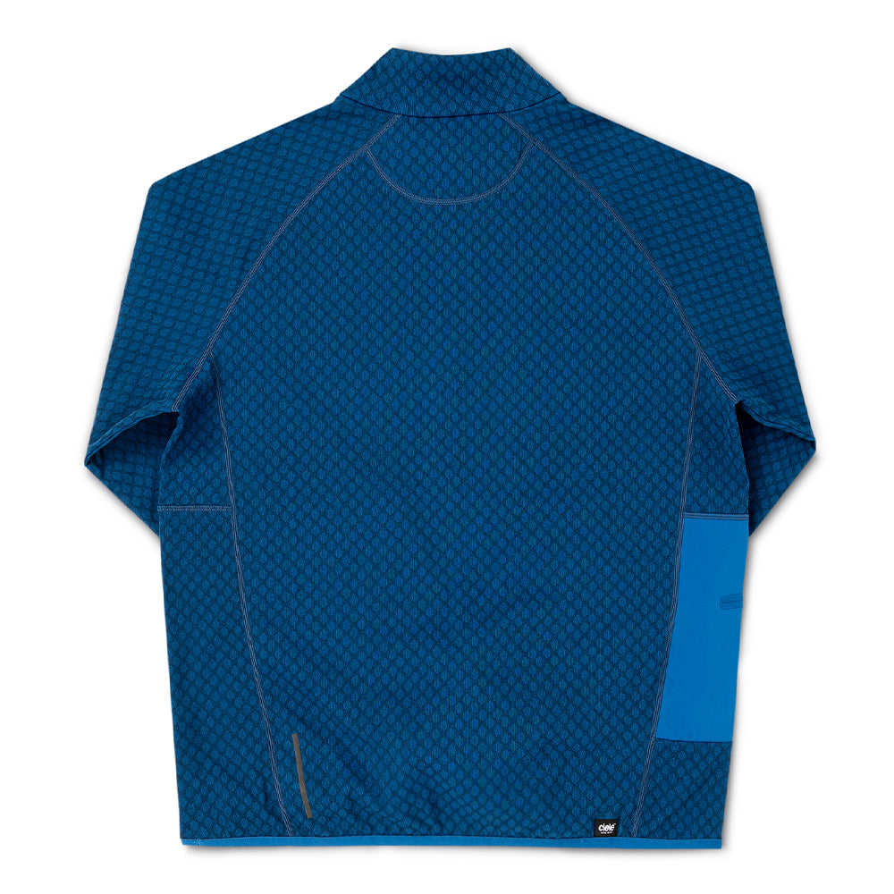Ciele Men's VLV Half Zip - BlackToe Running#colour_azure