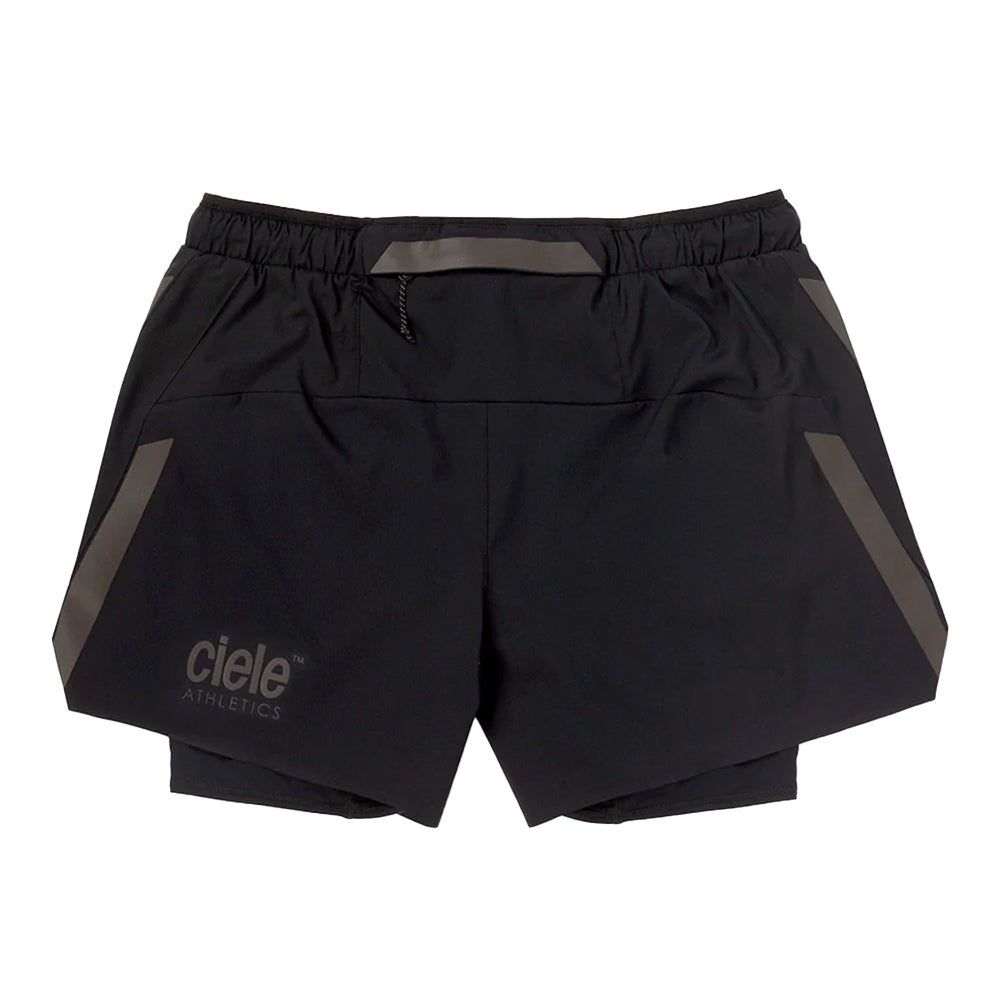 Ciele Men's DLY Short 5" Long Brief - BlackToe Running