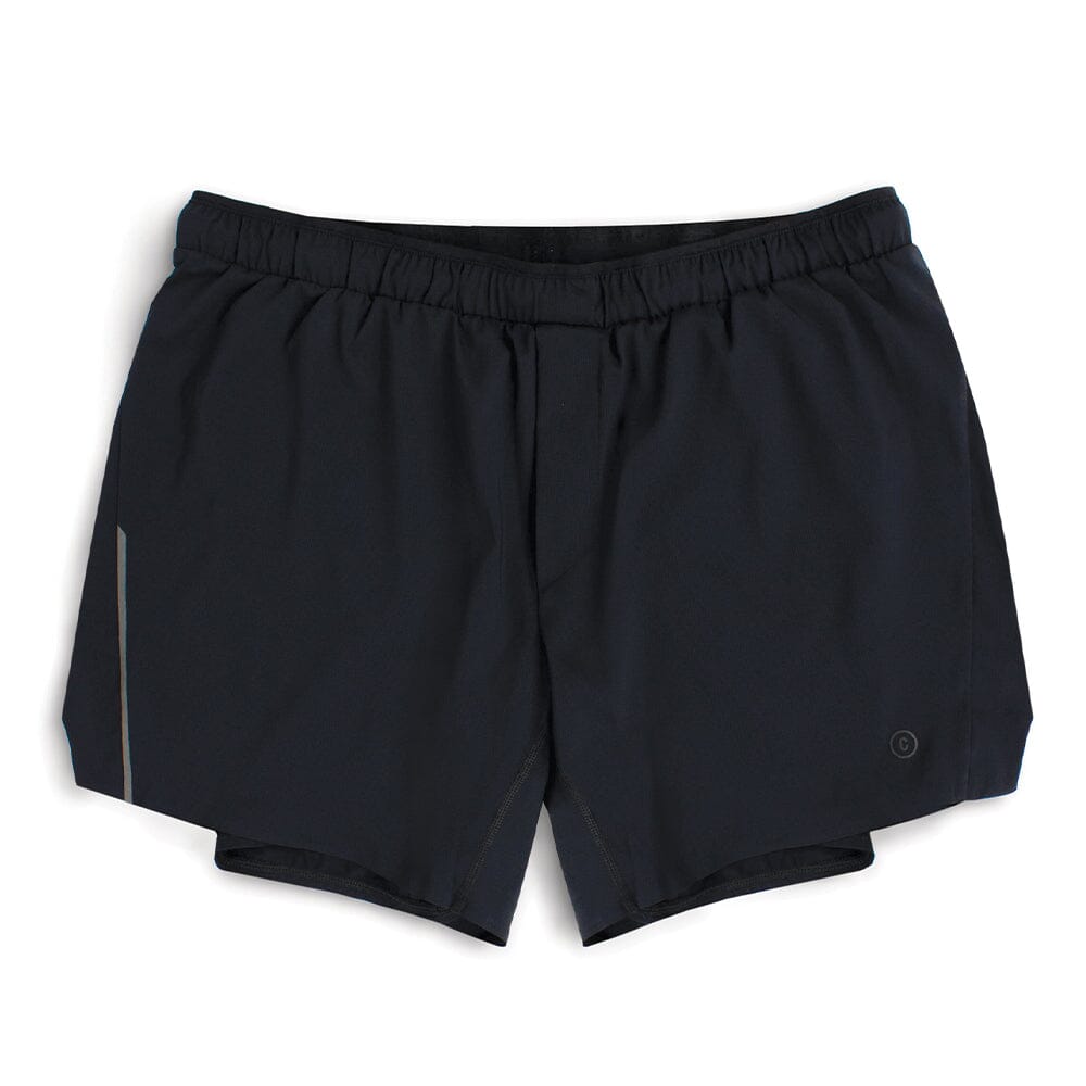 Ciele Men's DLY Short 5" Long Brief - BlackToe Running