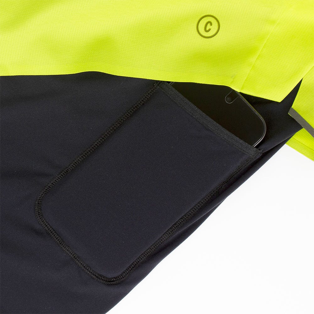 Ciele Men's DLY Short 5" Long Brief - BlackToe Running#colour_lime-green