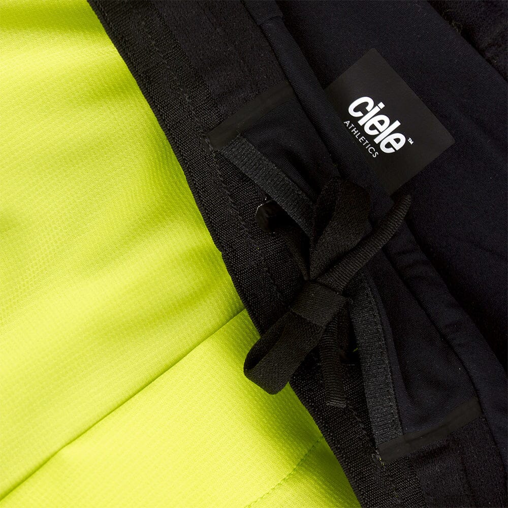 Ciele Men's DLY Short 5" Long Brief - BlackToe Running#colour_lime-green