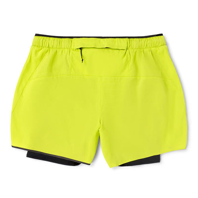 Ciele Men's DLY Short 5" Long Brief - BlackToe Running#colour_lime-green
