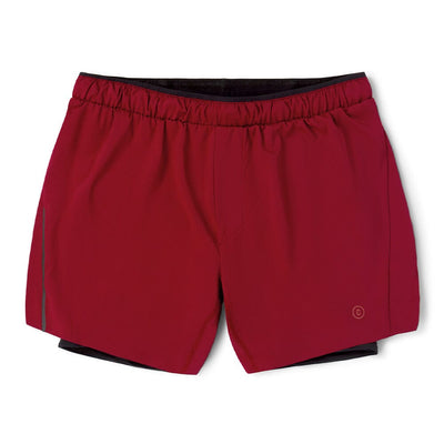 Ciele Men's DLY Short 5" Long Brief - BlackToe Running#colour_merlot