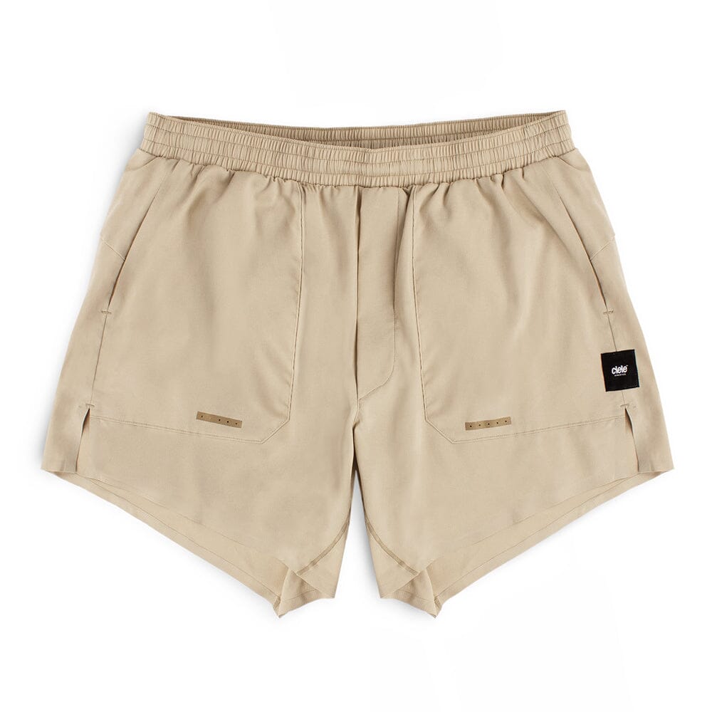 Ciele Men's AT 5" Brief Short - BlackToe Running#colour_safari