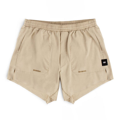 Ciele Men's AT 5" Brief Short - BlackToe Running#colour_safari