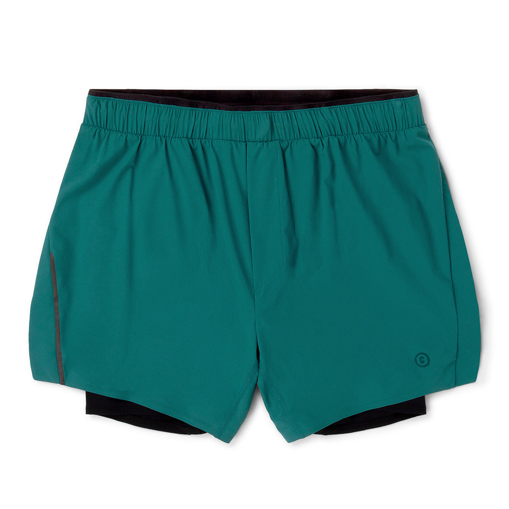 Ciele Men's DLYShort 5" Long Brief 2 - BlackToe Running