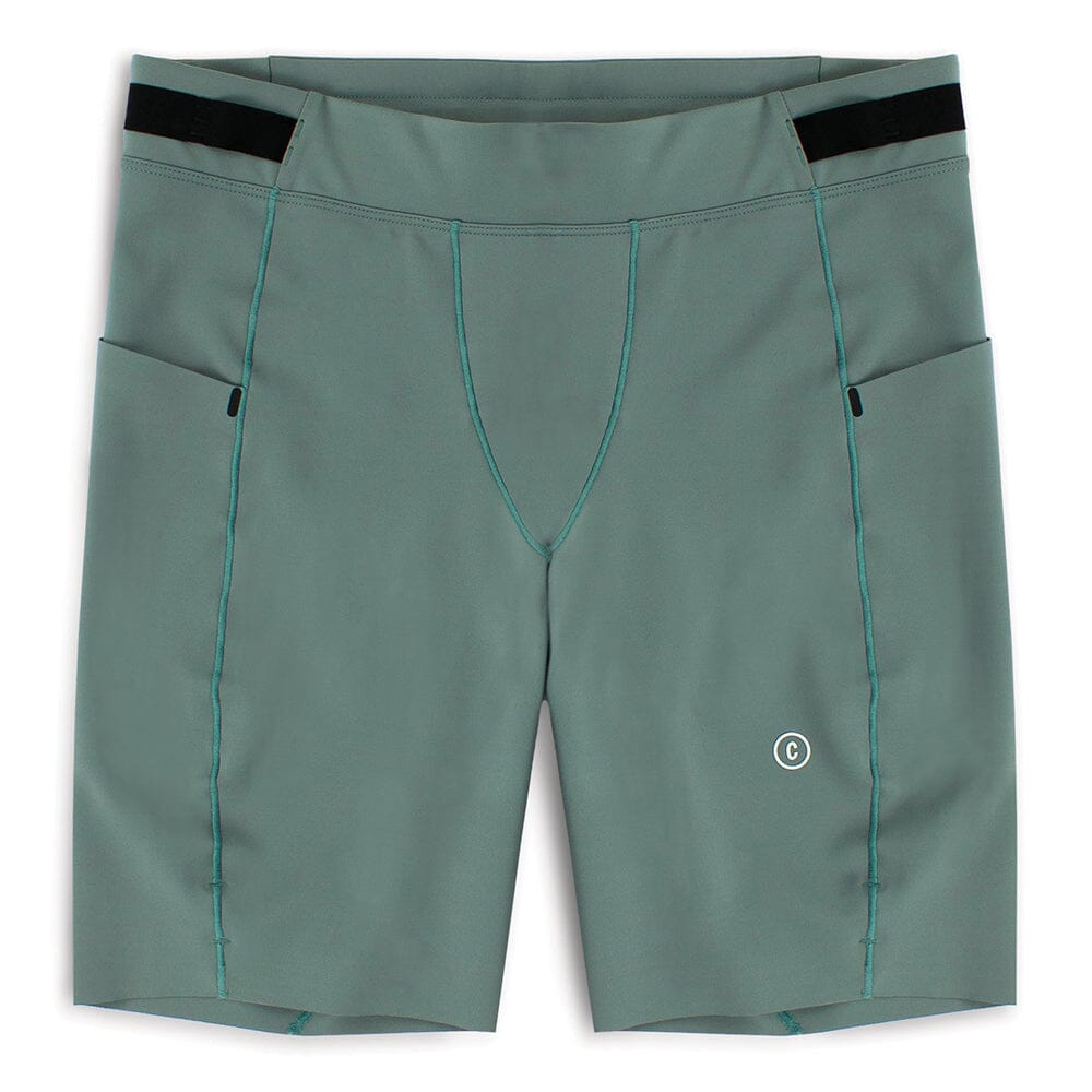 Ciele Men's FSTTight 8" Short - BlackToe Running#colour_silver-pine