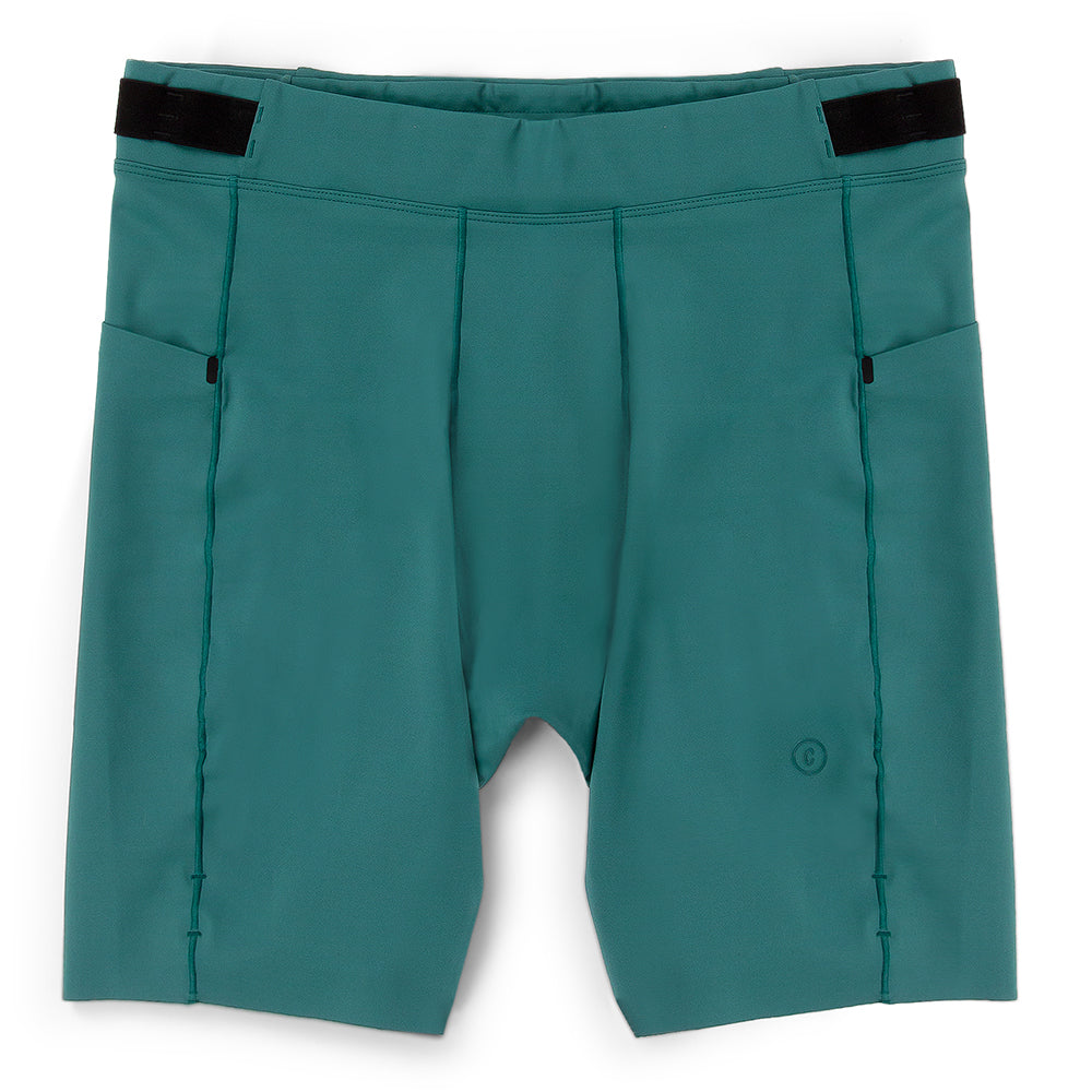 Ciele Men's FSTTight 8" Short - BlackToe Running#colour_dark-harbor