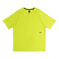 Ciele Men's DLY TShirt - BlackToe Running#colour_lime-green
