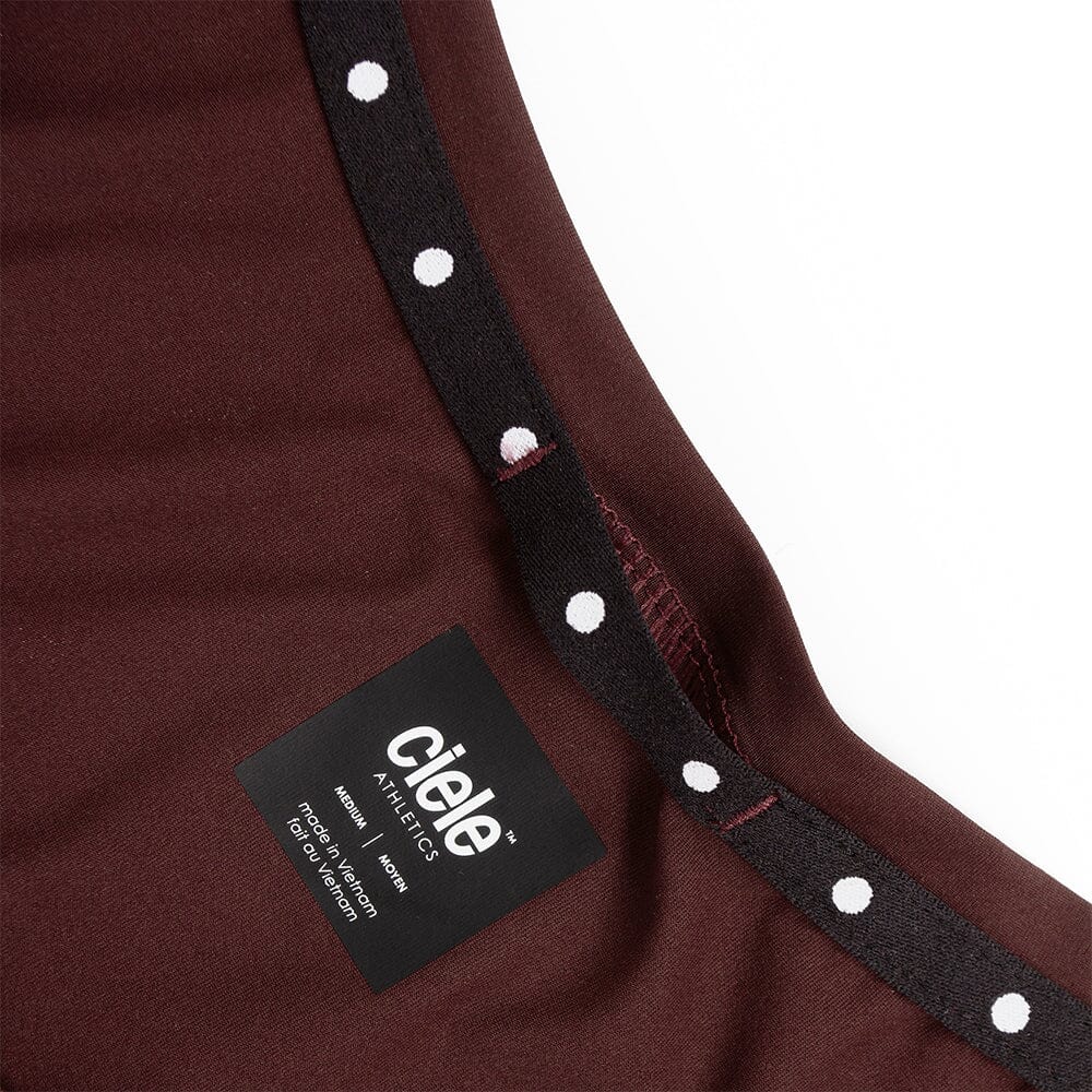 Ciele Men's DLY TShirt - BlackToe Running#colour_dark-wine-red