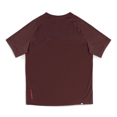 Ciele Men's DLY TShirt - BlackToe Running#colour_dark-wine-red