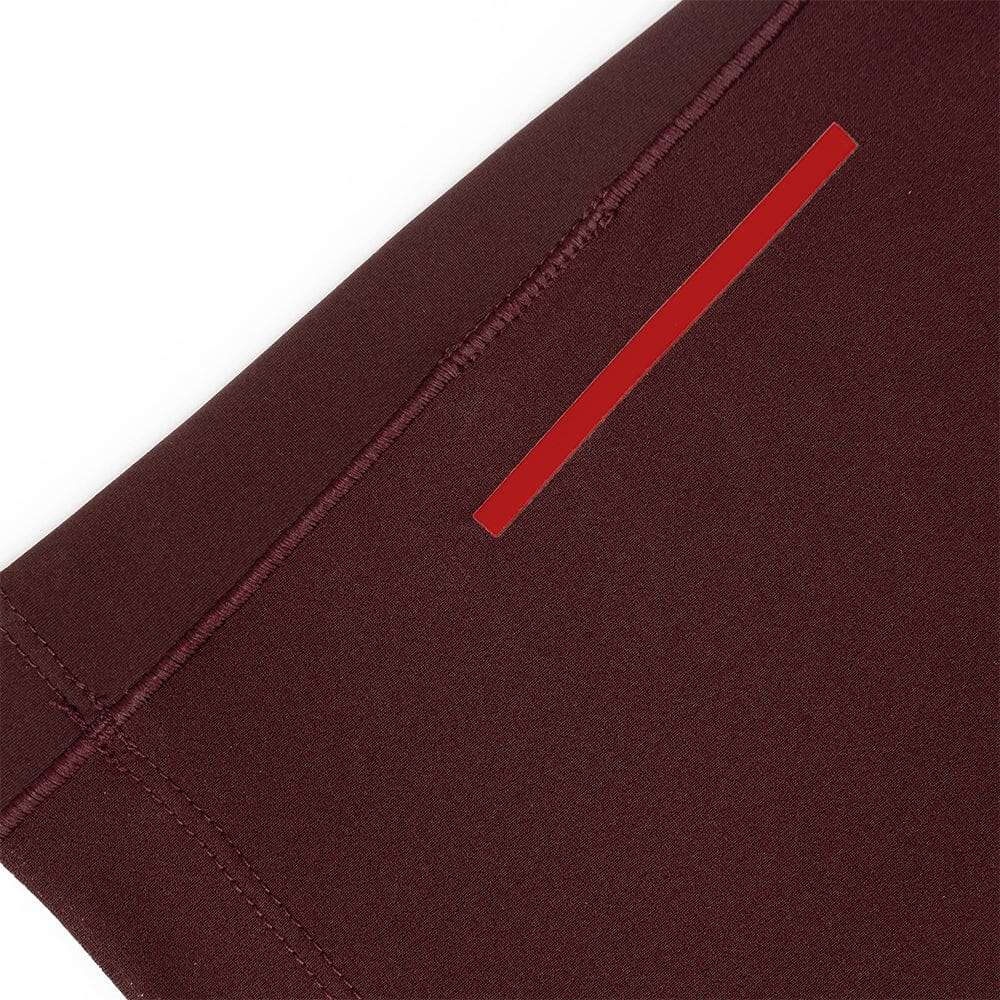 Ciele Men's DLY TShirt - BlackToe Running#colour_dark-wine-red