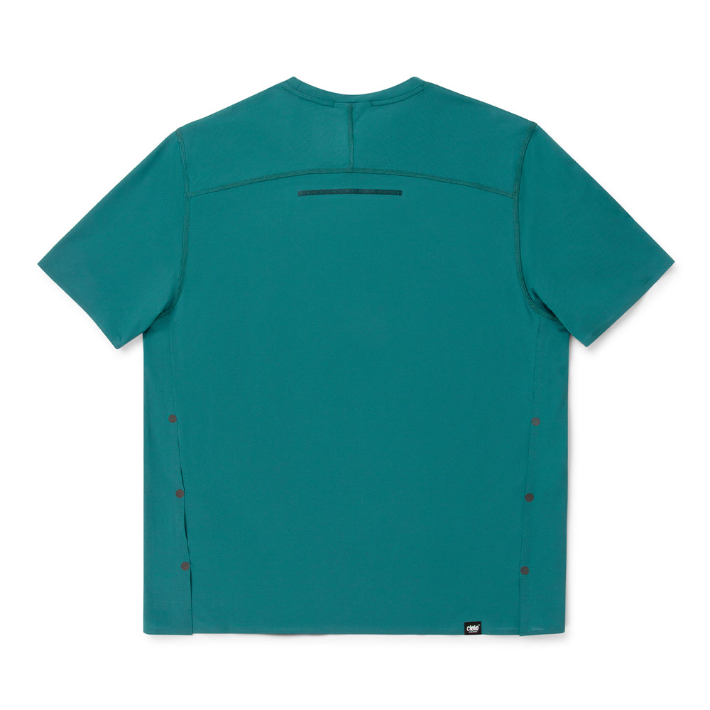 Ciele Men's FSTTShirt 2 - BlackToe Running#colour_harbor