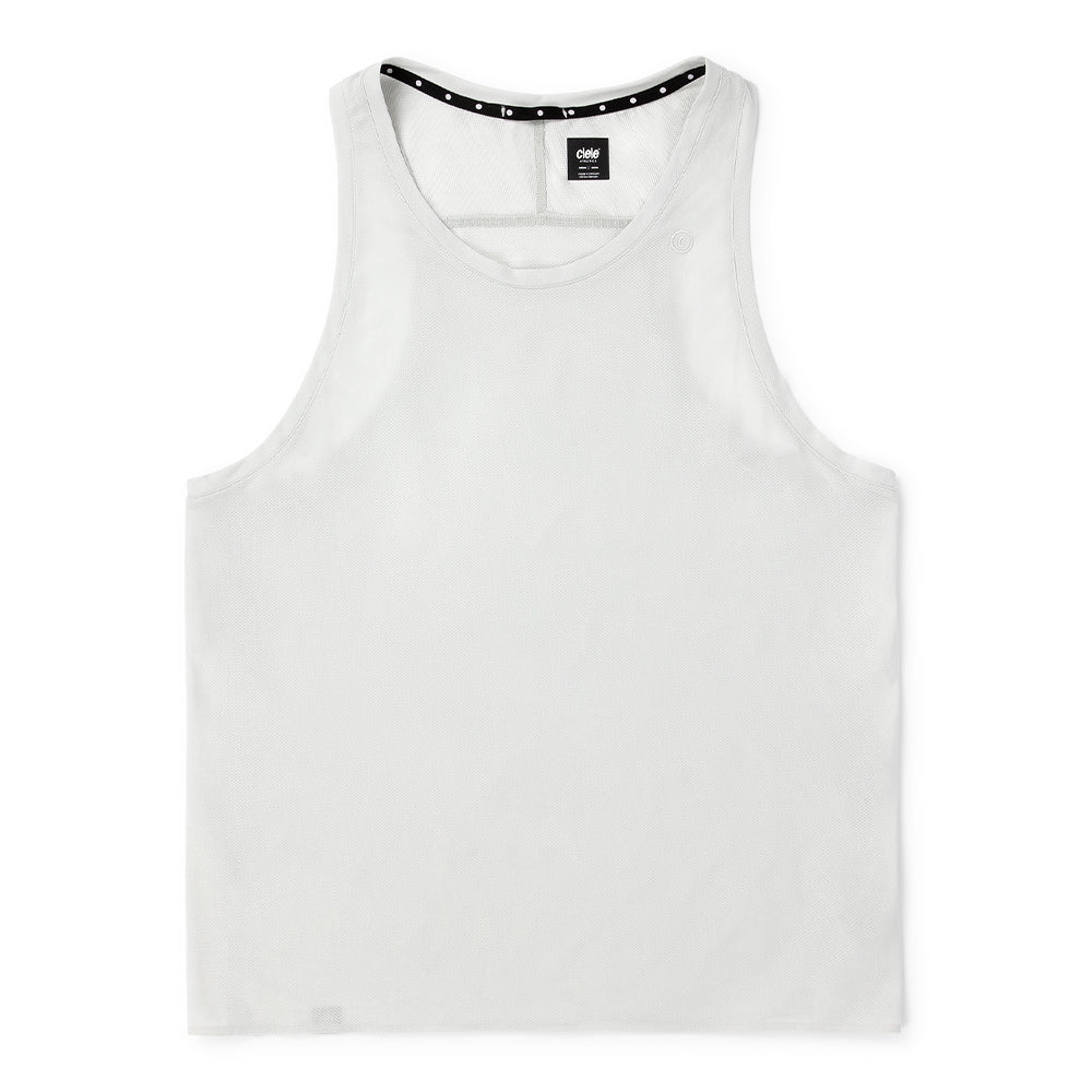 Ciele Men's FSTSinglet - BlackToe Running#colour_light-grey
