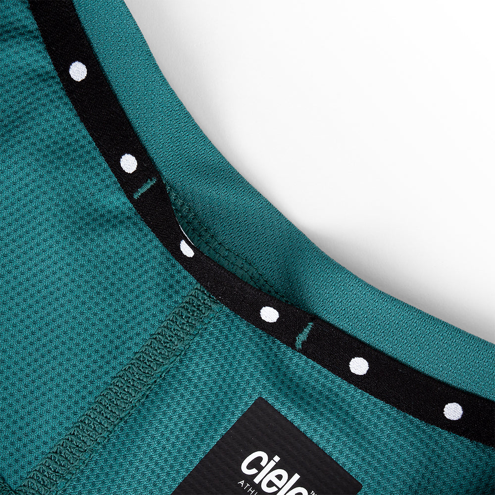 Ciele Men's FSTSinglet - BlackToe Running#colour_harbor