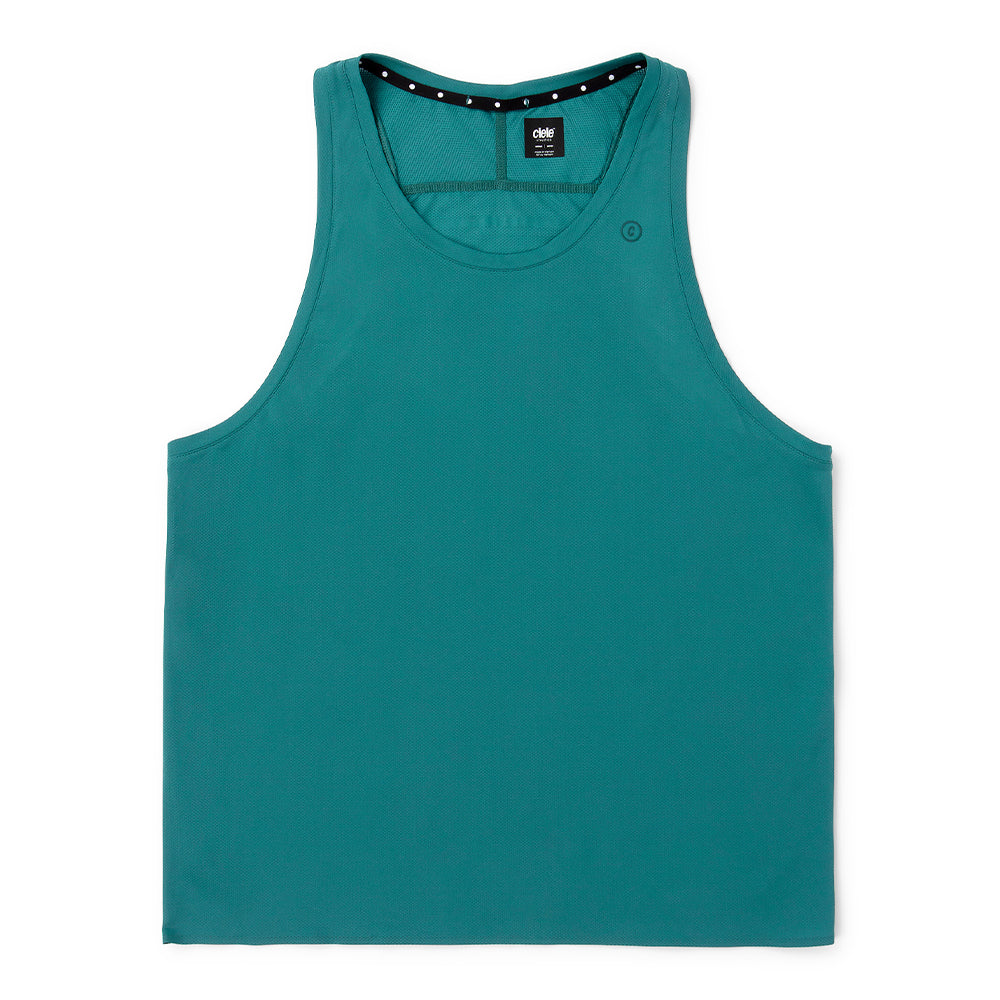 Ciele Men's FSTSinglet - BlackToe Running#colour_harbor