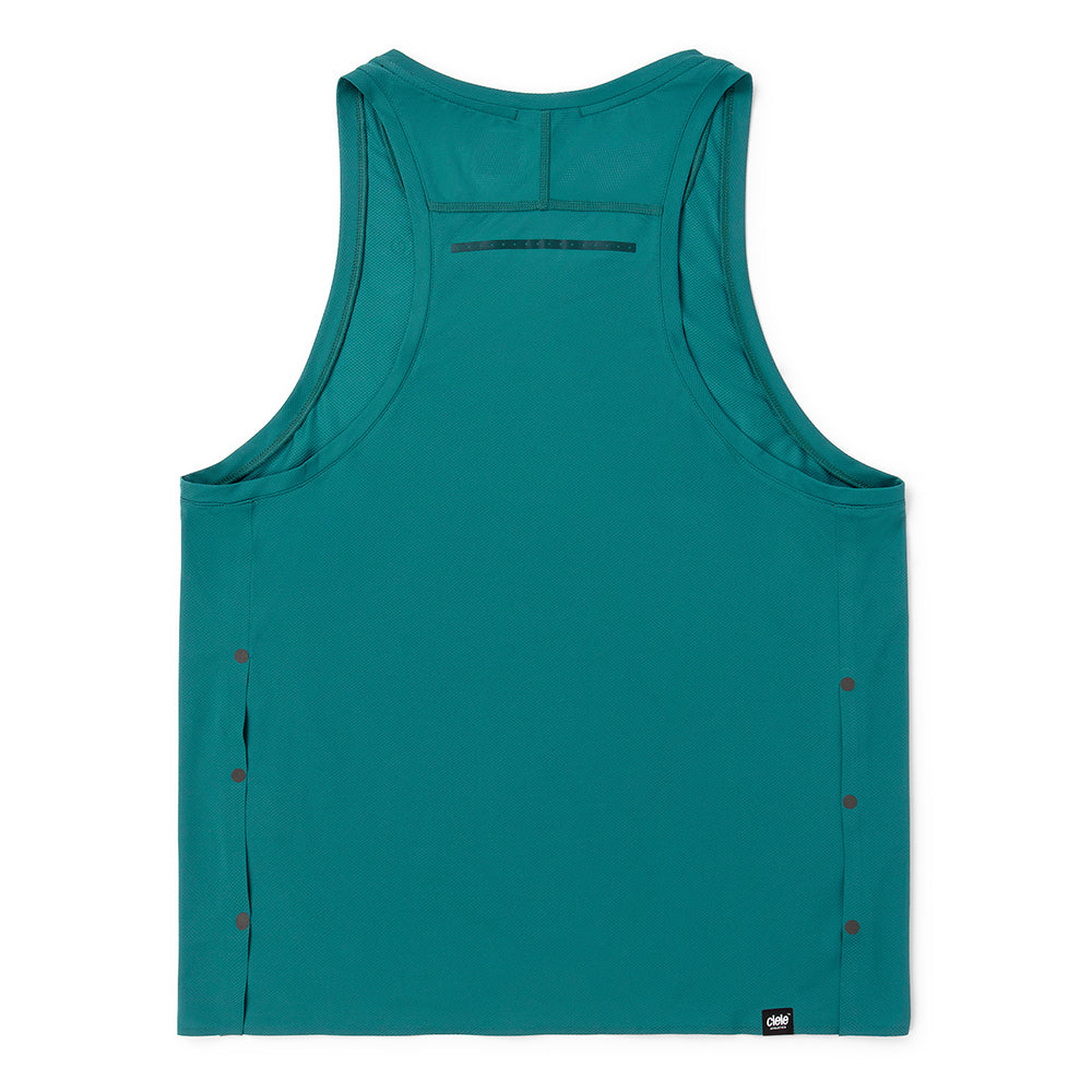 Ciele Men's FSTSinglet - BlackToe Running#colour_harbor