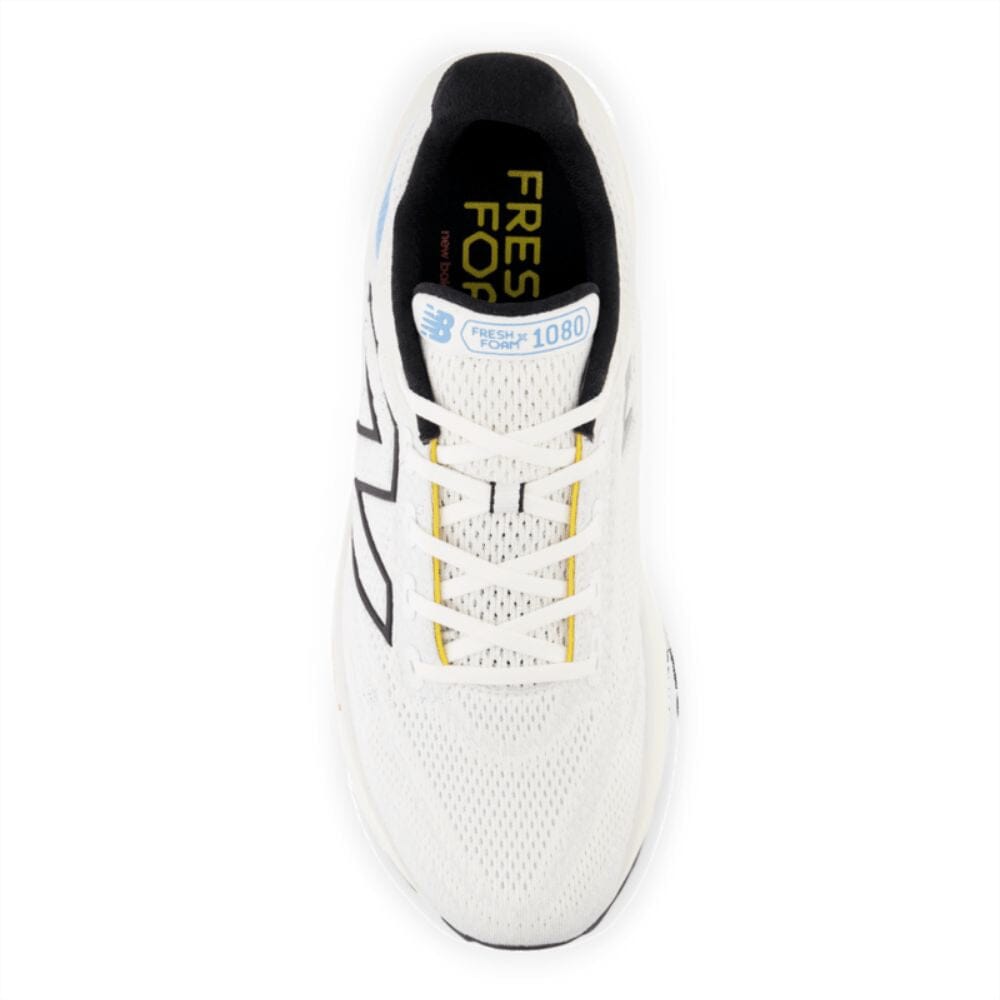 New Balance Men's Fresh Foam X 1080v13 - BlackToe Running#colour_white-black-coastal-blue