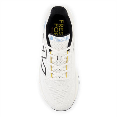 New Balance Men's Fresh Foam X 1080v13 - BlackToe Running#colour_white-black-coastal-blue