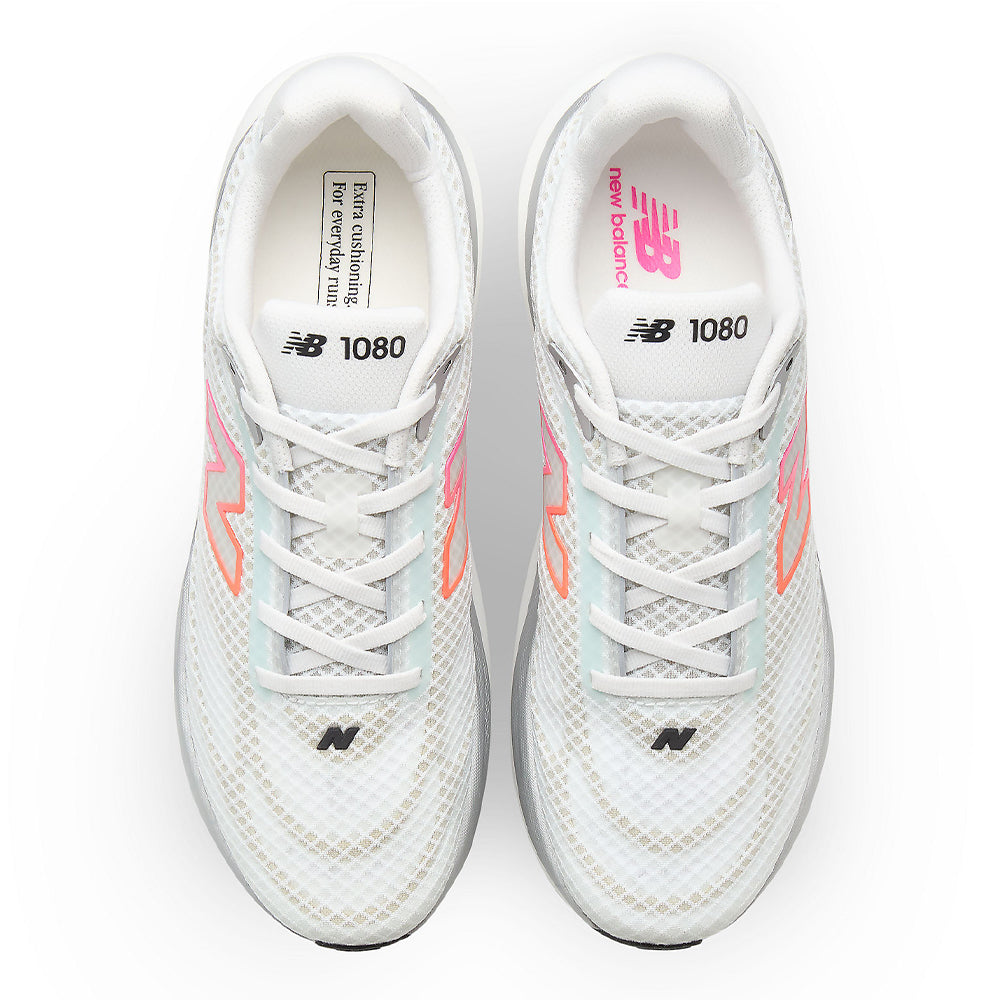 New Balance Men's 1080v15 Breathe - BlackToe Running#colour_white-pink-heat