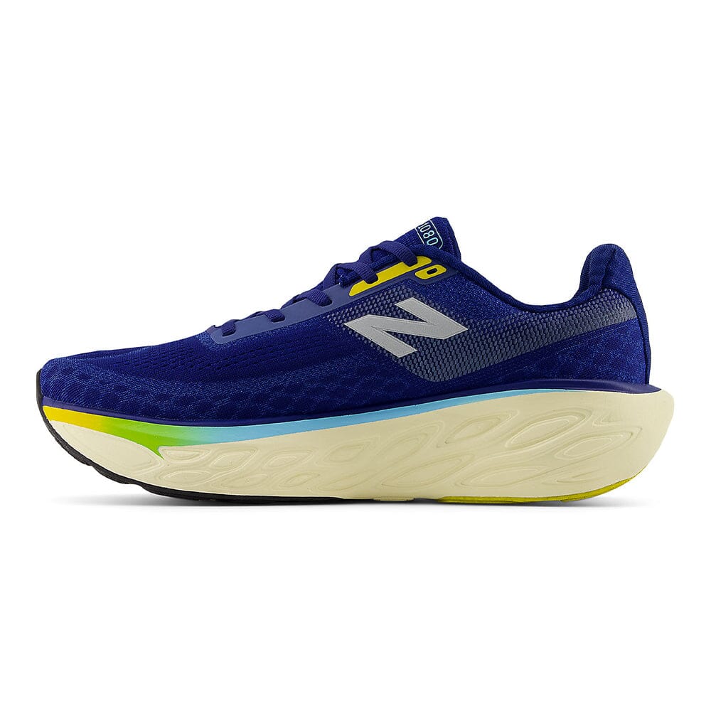 New Balance Men's Fresh Foam X 1080v14 - BlackToe Running#colour_inkwell-silver-metallic-ginger-lemon