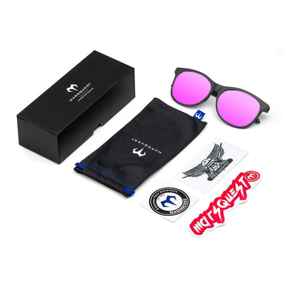 Marsquest Momentum Sunglasses - BlackToe Running#colour_carbon-black-rose