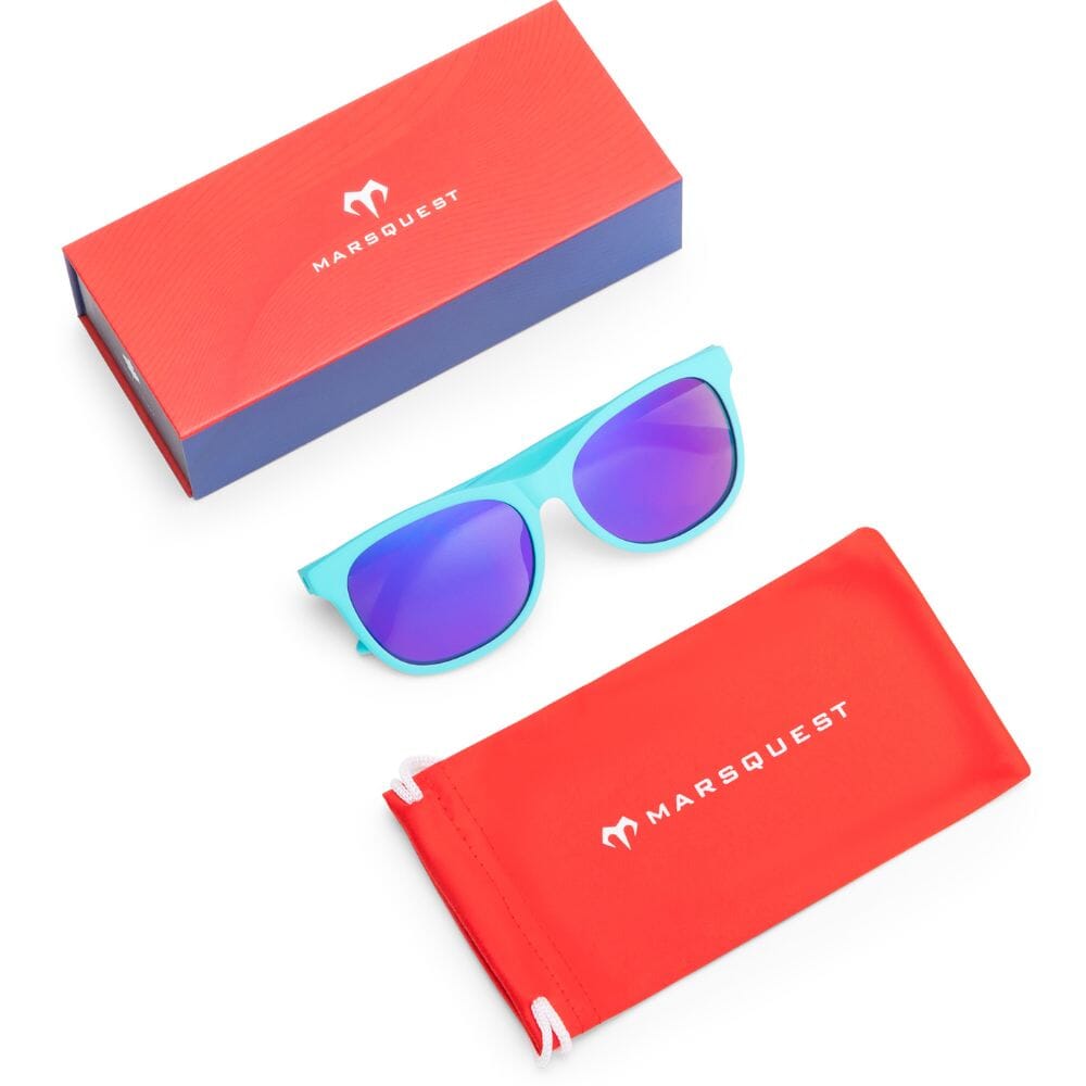 Marsquest Momentum Sunglasses - Baby Blue & Purple - BlackToe Running
