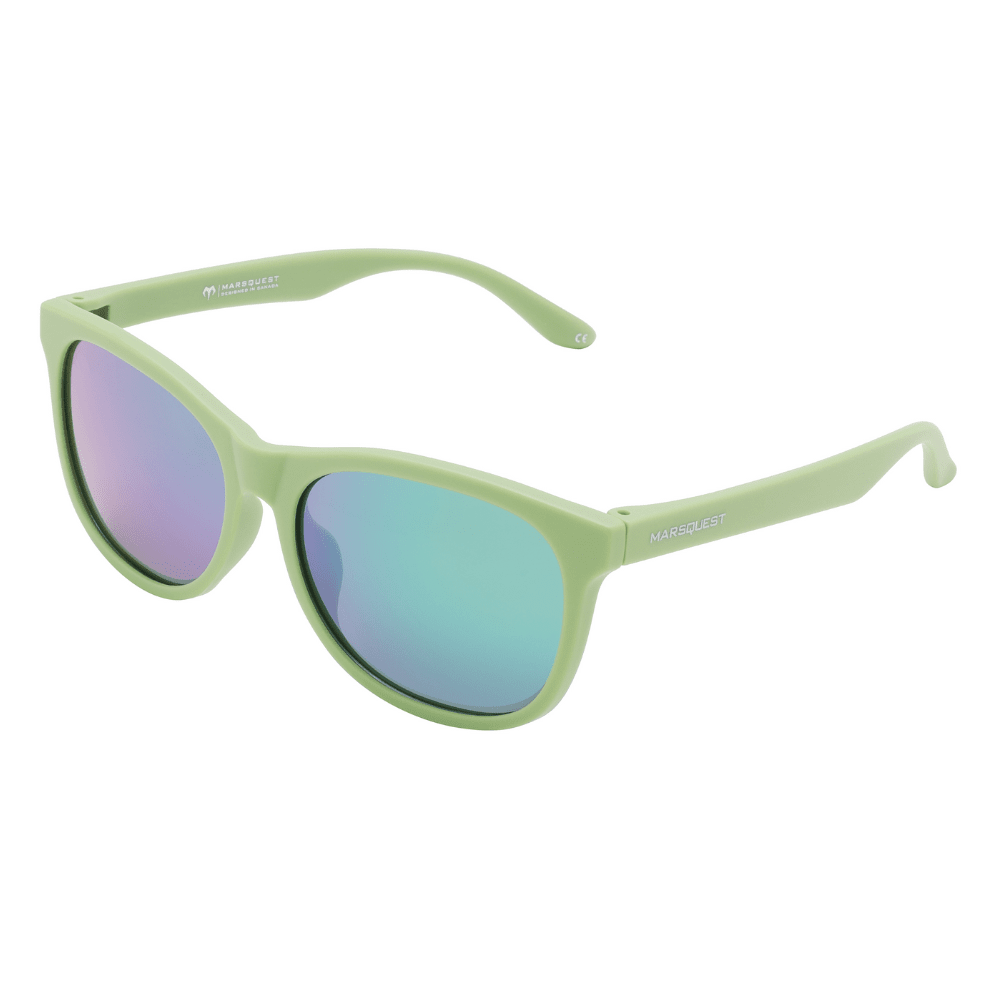 Marsquest Momentum Sunglasses - Light Green & Neon Green - BlackToe Running