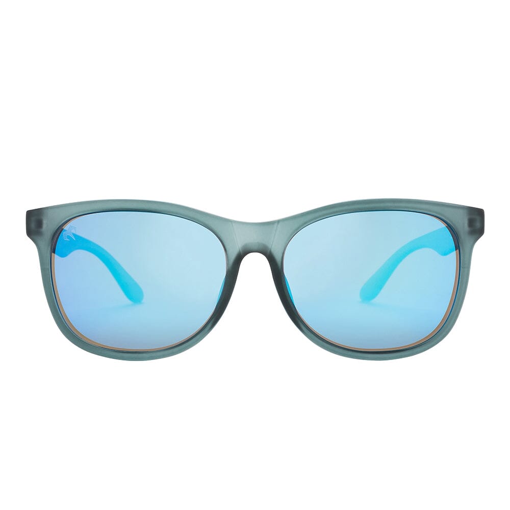 Marsquest Momentum Sunglasses - Iced Black & Neon Blue Sunglasses - BlackToe Running - 