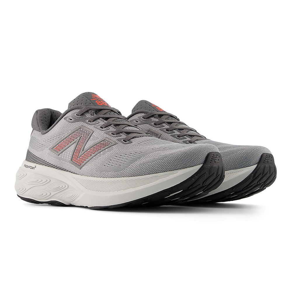 New Balance Men's Fresh Foam X 880v15 - BlackToe Running#colour_slate-grey-reflection-urgent-red