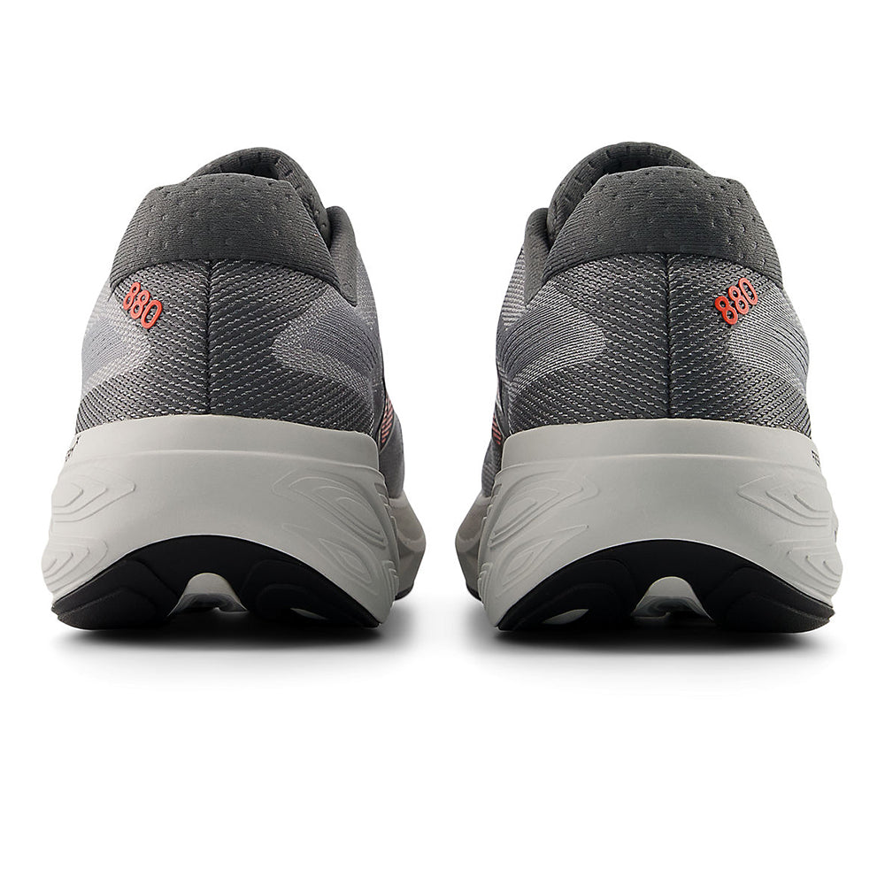 New Balance Men's Fresh Foam X 880v15 - BlackToe Running#colour_slate-grey-reflection-urgent-red