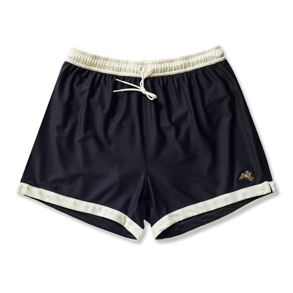 Tracksmith Men's Van Cortlandt Grand Shorts - BlackToe Running#colour_black-ivory