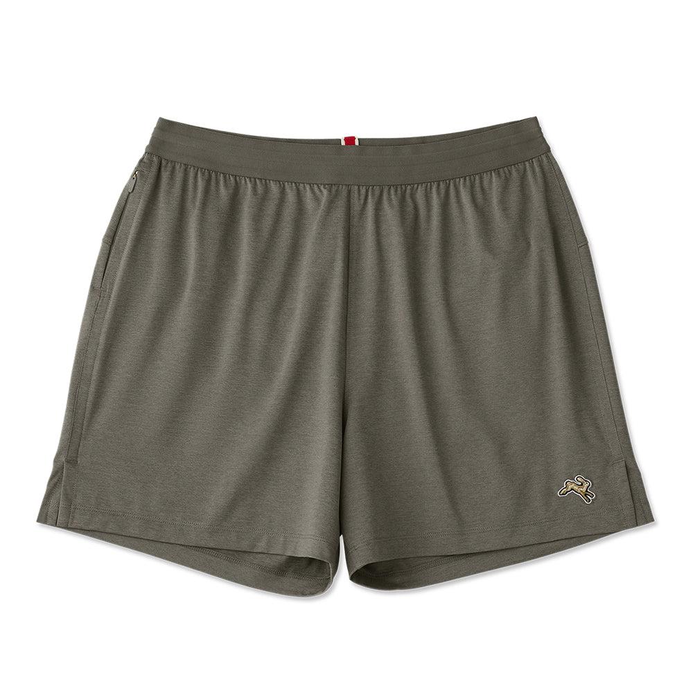 Tracksmith Men's Session Shorts - BlackToe Running#colour_brushed-nickel