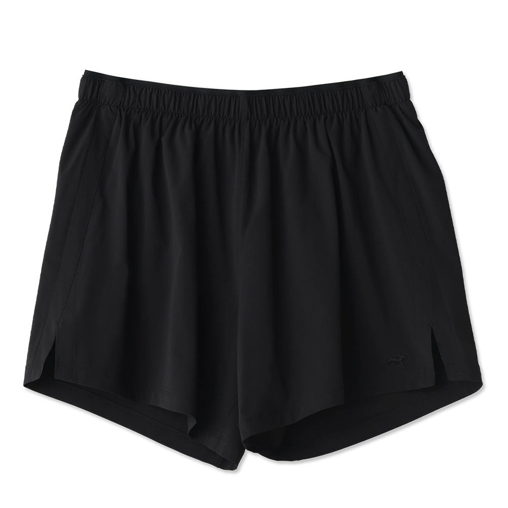 Tracksmith Men's Twilight Woven Shorts - BlackToe Running#colour_black