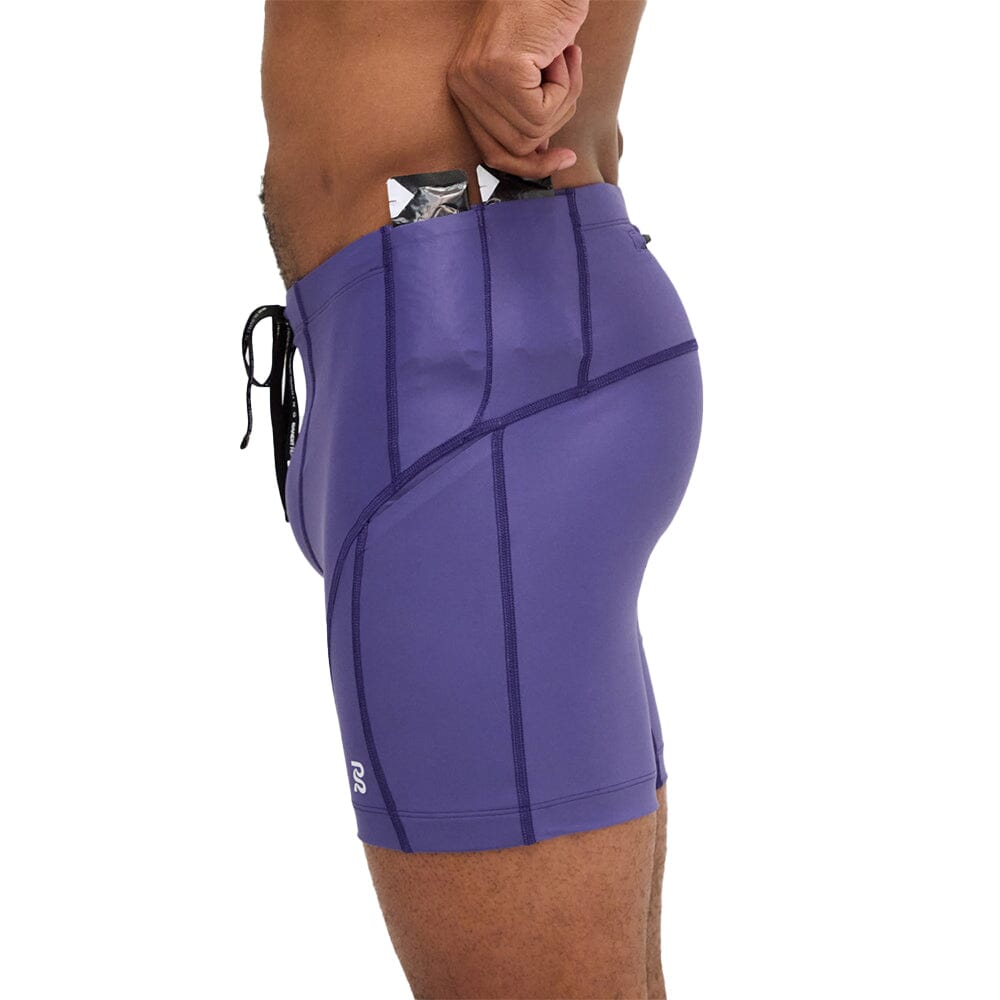 Bandit Running Men's Superbeam Next Gen 7 Pocket Quarter Tights - BlackToe Running