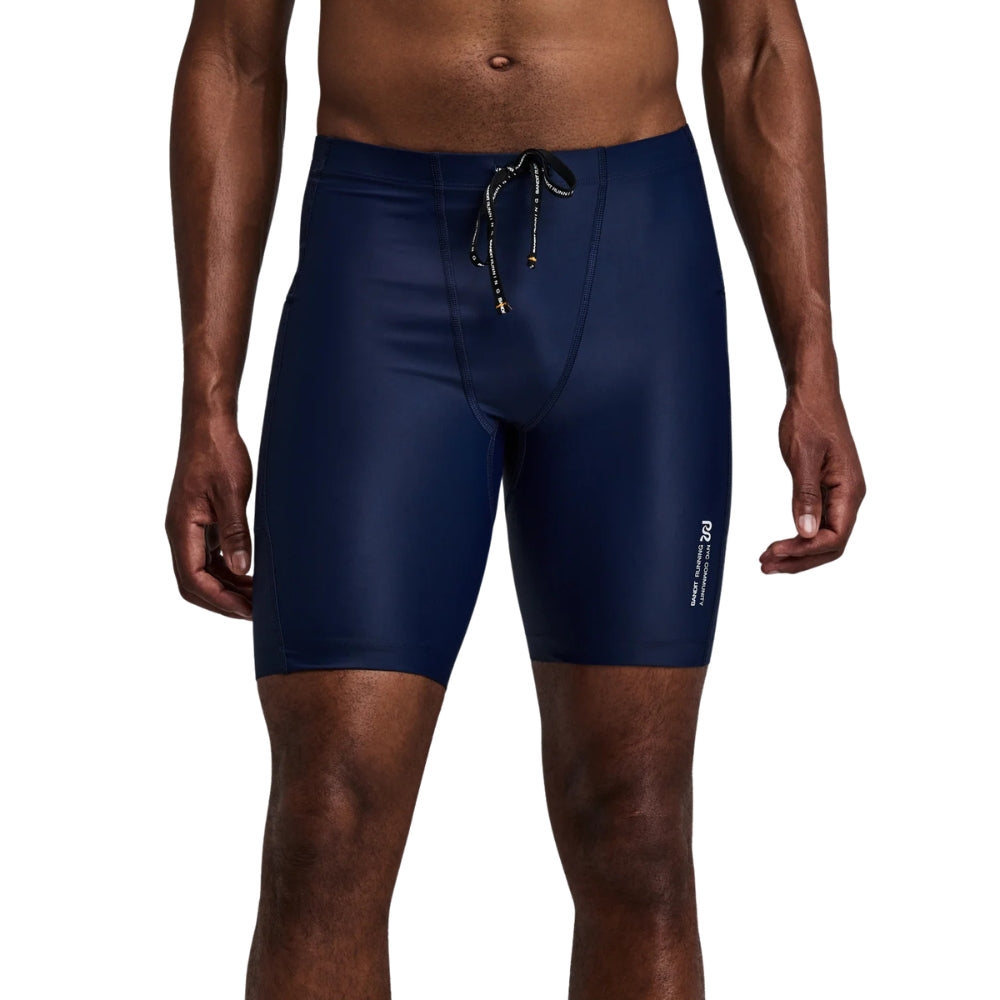 Bandit Running Men's Superbeam™ Next Gen 7 Pocket Half Tights - BlackToe Running#colour_ny-navy
