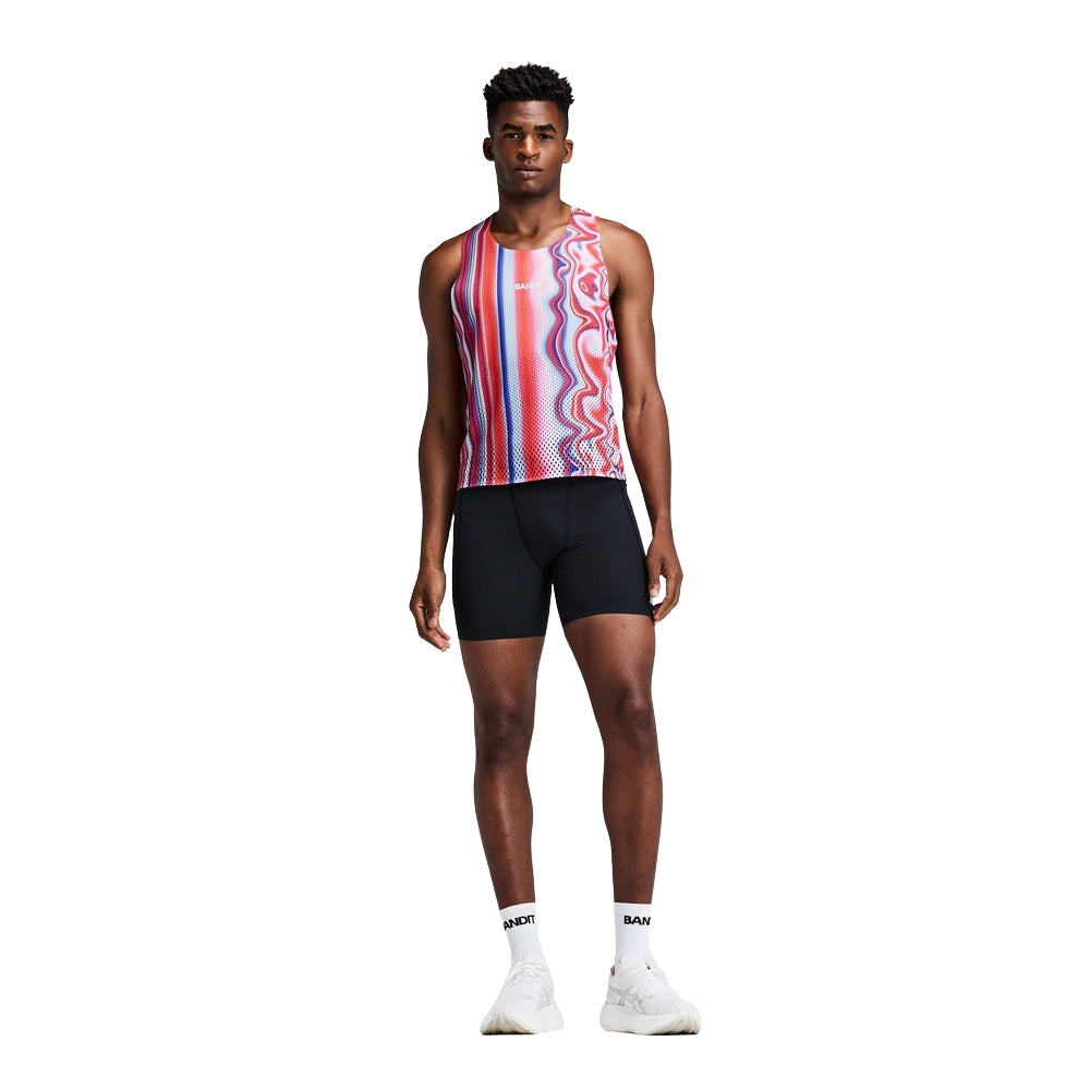Bandit Running Men's SoLite™ Quarter Tights - BlackToe Running#colour_black