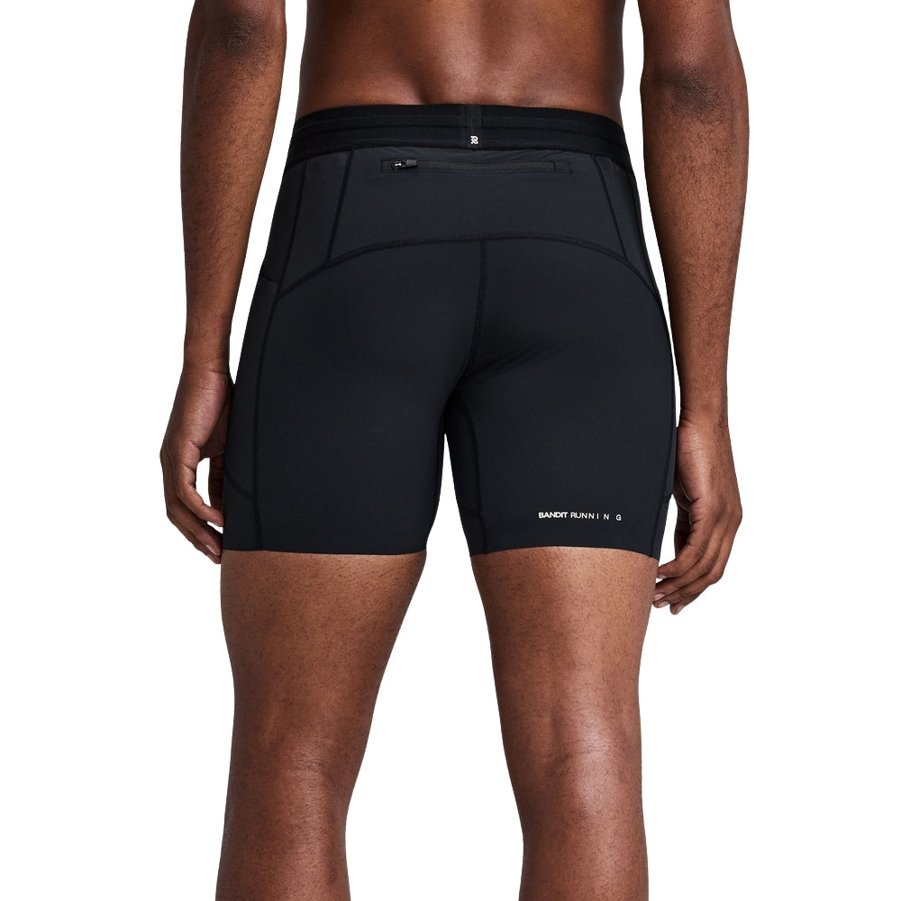 Bandit Running Men's SoLite™ Quarter Tights - BlackToe Running#colour_black